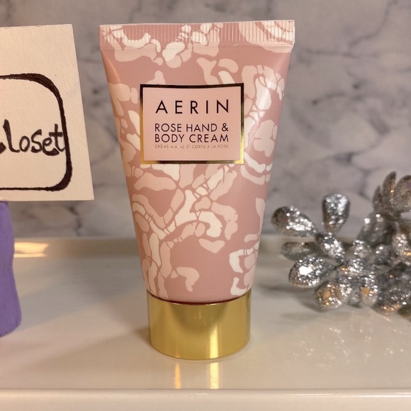 Estee Lauder Aerin Rose Hand & Body Cream, NEW - Mini 1.0 oz/30 ml - Picture 2 of 8